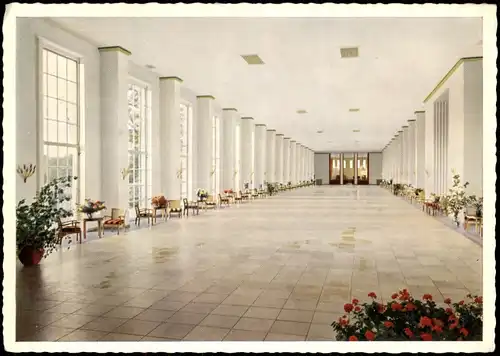 Ansichtskarte Bad Tölz Wandelhalle - Innen, Coloraufnahme 1961