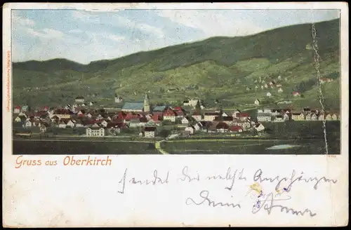 Ansichtskarte Oberkirch (Baden) Panorama-Ansicht 1901