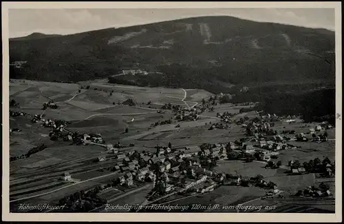 Bischofsgrün Luftbild Ort vom Flugzeug aus, Fichtelgebirge 1941