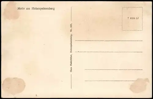 Ansichtskarte Hohenpeißenberg Ortsansicht 1920