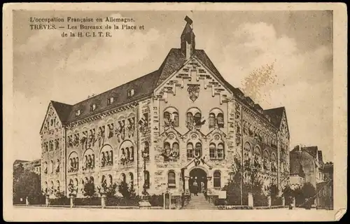 Ansichtskarte Trier Les Bureau de la Place 1924