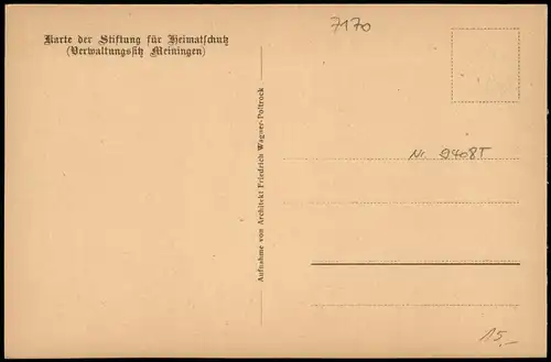 Ansichtskarte Schwäbisch Hall Treppenaufgang zum Rathbaus 1922