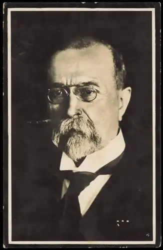 Tschechien TG Masaryk President Ceska Gedenkkarte 193 als Einschreiben Praha