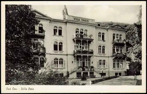 Ansichtskarte Bad Ems Villa Dreis 1950