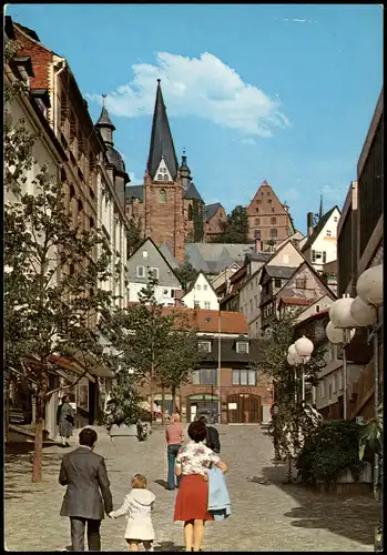 Ansichtskarte Marburg an der Lahn Gutenberg-Straße 1975