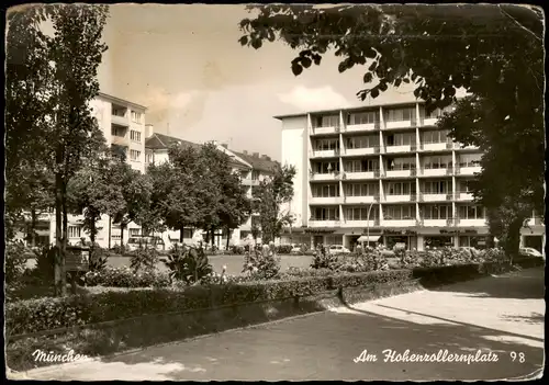 Ansichtskarte München Hohenzollernplatz 1958