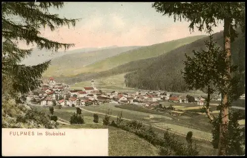 Ansichtskarte Fulpmes Panorama-Ansicht, Stubaital 1910