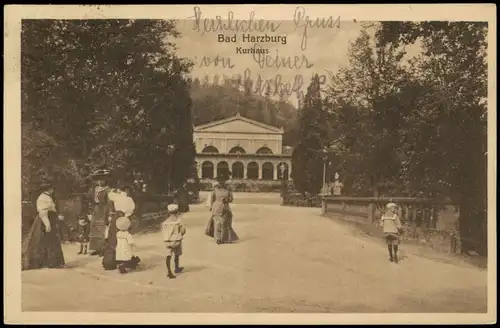 Ansichtskarte Bad Harzburg Kurhaus 1919