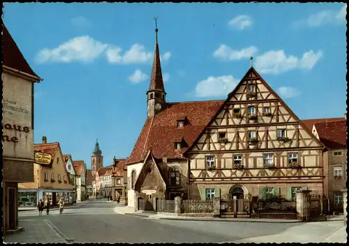 Forchheim (Oberfranken) Katharinenspital, Straße, Gasthaus Zur Krone 1975