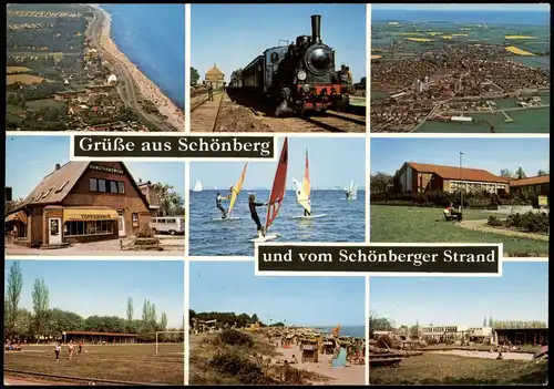 Schönberg (Holstein) Mehrbildkarte vom Schönberger Strand 1982