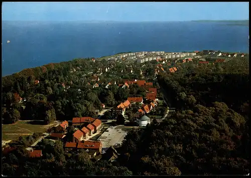Ansichtskarte Hohwacht Luftbild Luftaufnahme 1973
