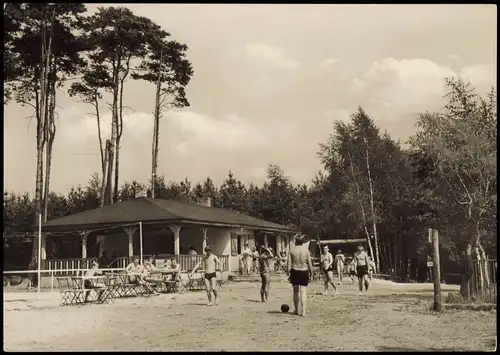 Ansichtskarte Körba-Lebusa HO-Gaststätte Körbaer See (Kr. Herzberg) 1975