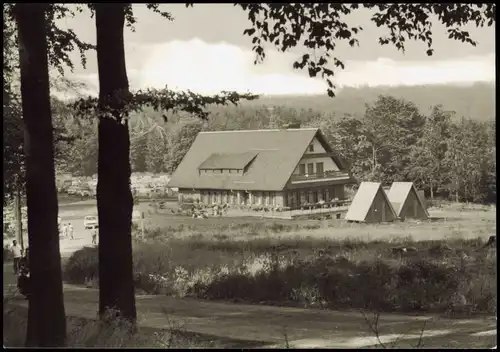 Ansichtskarte Friedrichroda Heuberghaus zu DDR-Zeiten 1981