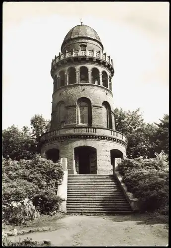 Ansichtskarte Bergen (Rügen) Ernst-Moritz-Arndt-Turm auf dem Rugard 1985
