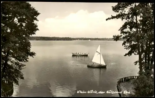 Klein Köris-Groß Köris Segelboot & Ruderboot auf dem Hölzerne See 1969