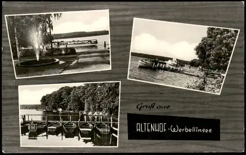 Ansichtskarte Schorfheide ALTENHOF-Werbellinsee DDR Mehrbildkarte 1965