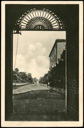 Cartoline Giardini-Naxos Straßenpartie Sizilien 1933