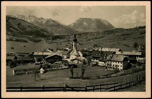Ansichtskarte Reit im Winkl Stadt zahmer und wilder Kaiser 1926