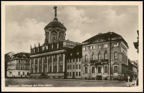 Ansichtskarte Potsdam Rathaus am Alten Markt 1930