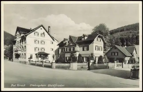 Bad Teinach-Zavelstein Straßenpartie Erholungsheim Waldfrieden 1939