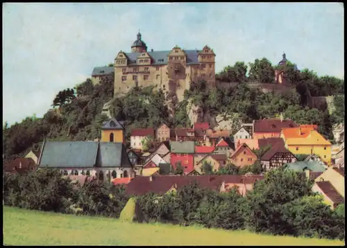 Ansichtskarte Ranis Burg Ranis (Castle View) 1969