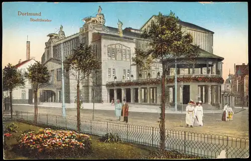Ansichtskarte Dortmund Stadttheater 1923