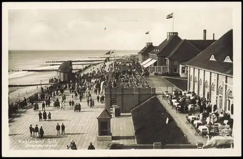 Ansichtskarte Westerland-Sylt Strandanlagen - Konzertmuschel 1930