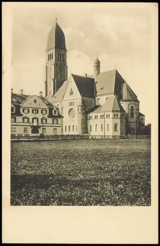 Ansichtskarte Augsburg Pfersee - Kirche 1915