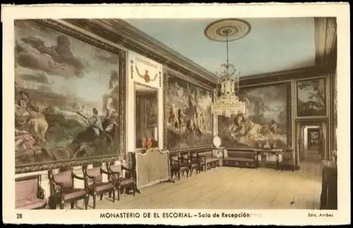 San Lorenzo de El Escorial MONASTERIO DE EL ESCORIAL Sala de Recepción 1930
