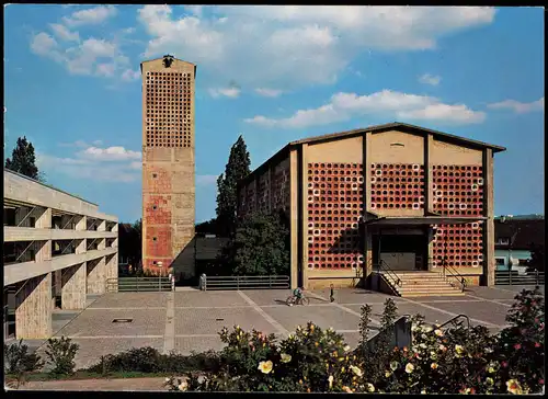 Pforzheim Stadtteil Arlinger Matthäus-Kirche (  Prof. Egon Eiermann). 1970