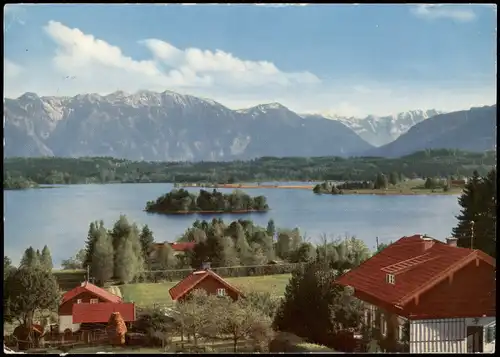 Ansichtskarte Uffing am Staffelsee Staffelsee, Hütten 1982