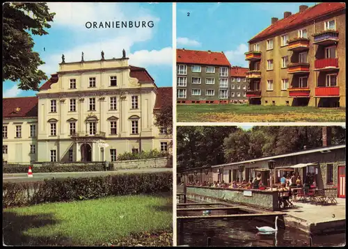 Oranienburg 1. Schloß, 2. Mathias-Thesen-Straße, 3. Am Lehnitzsee 1975
