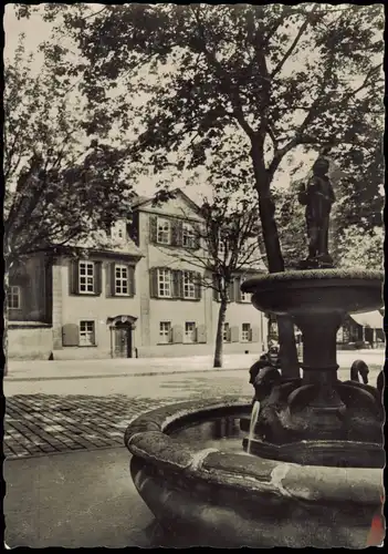 Ansichtskarte Weimar Schillerhaus 1959