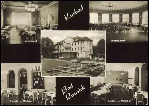Ansichtskarte Bad Lausick Lausigk Kurhaus, Innenansichten 1966