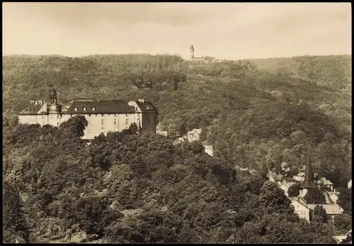 Blankenburg (Harz) Blick auf Schloß (DDR Fachschule für Binnenhandel) 1970