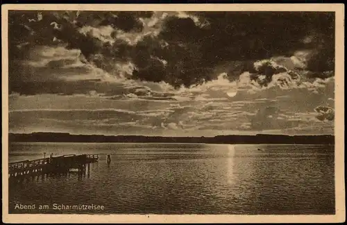 Ansichtskarte Scharmützelsee Scharmützelsee - Abend, Stimmungsbild 1928