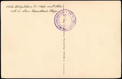 Postcard Krummhübel Karpacz Heinrichbaude, Kamm im Winter 1932