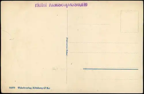 Ansichtskarte Unterschächen Klausenpass und Hotel 1928