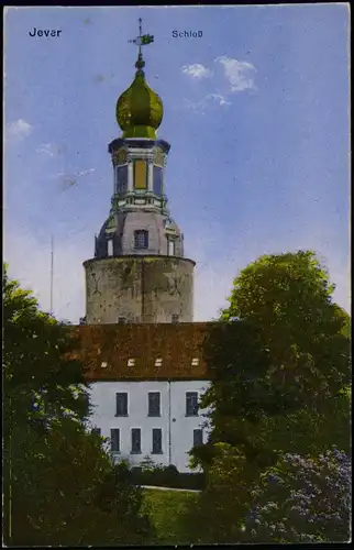 Ansichtskarte Jever Schloß 1912