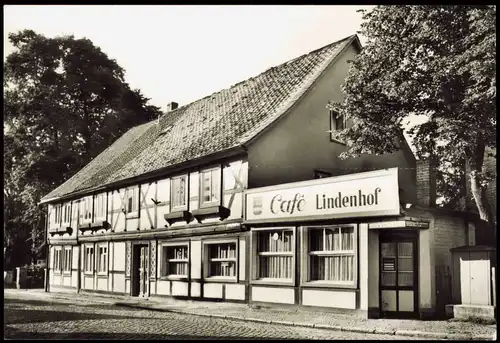 Ansichtskarte Ilsenburg (Harz) FDGB Café Lindenhof 1977