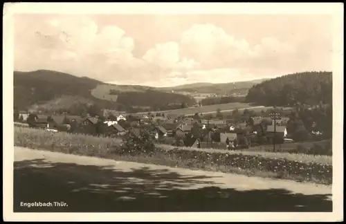 Ansichtskarte Engelsbach Partie an der Stadt 1954