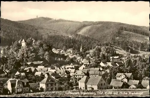 Ansichtskarte Elgersburg Partie an der Stadt 1960