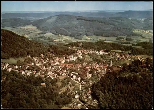 Ansichtskarte Lindenfels (Bergstraße) Luftbild Luftaufnahme 1970