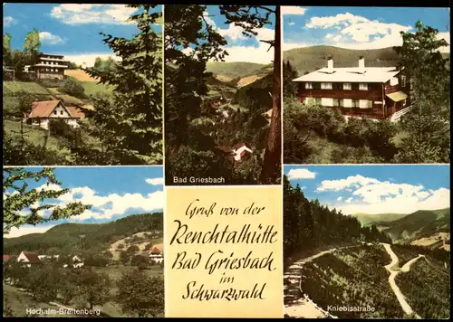 Bad Griesbach im Schwarzwald-Bad Peterstal-Griesbach RENCHTALHÜTTE 1970