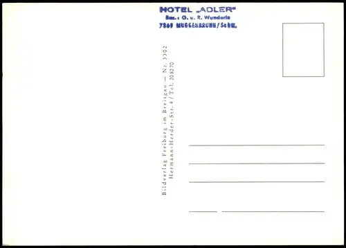 Ansichtskarte Muggenbrunn-Todtnau Mehrbild-AK mit 4 Ortsansichten 1975