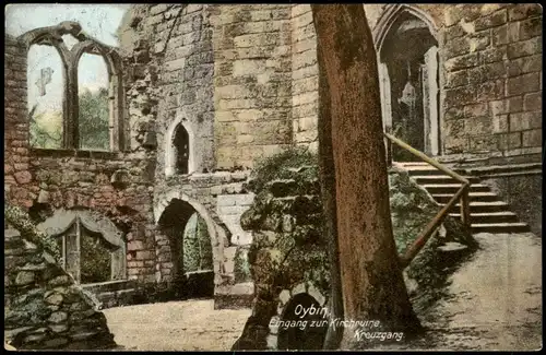 Ansichtskarte Oybin Burg und Klosterruine 1907  gel. Stempel - Zittau