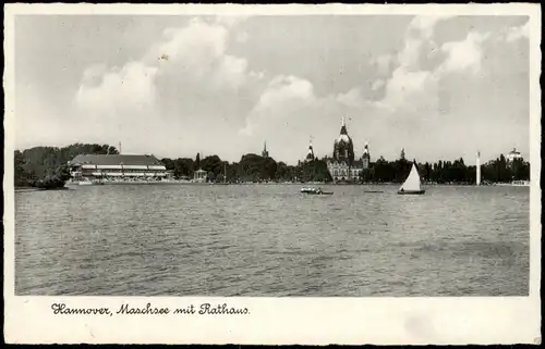 Döhren-Wülfel-Hannover Maschsee, Restaurant - Neues Rathaus 1930