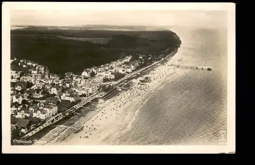 Ansichtskarte Bansin-Heringsdorf Usedom Luftbild aus großer Höhe 1931