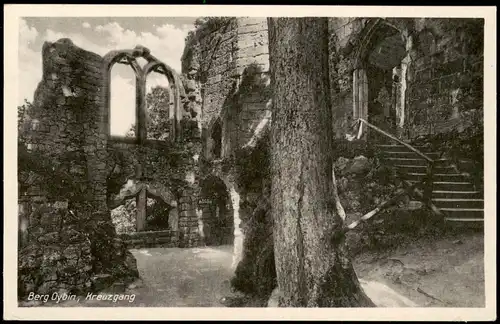 Ansichtskarte Oybin Burg und Klosterruine 1956