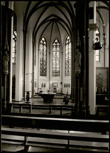 Ansichtskarte  Inneres der Kirche Altar 1963